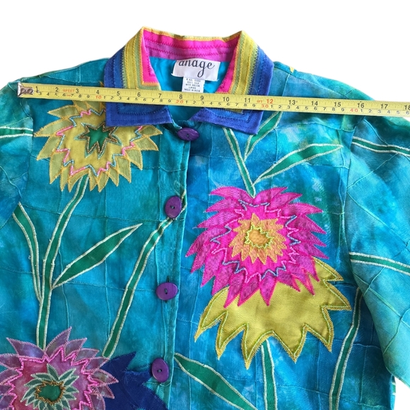 Anage Vibrant Floral Jacket - Picture 7 of 9